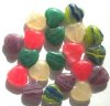 20 15mm Marble Glass Heart Bead Mix Pack
